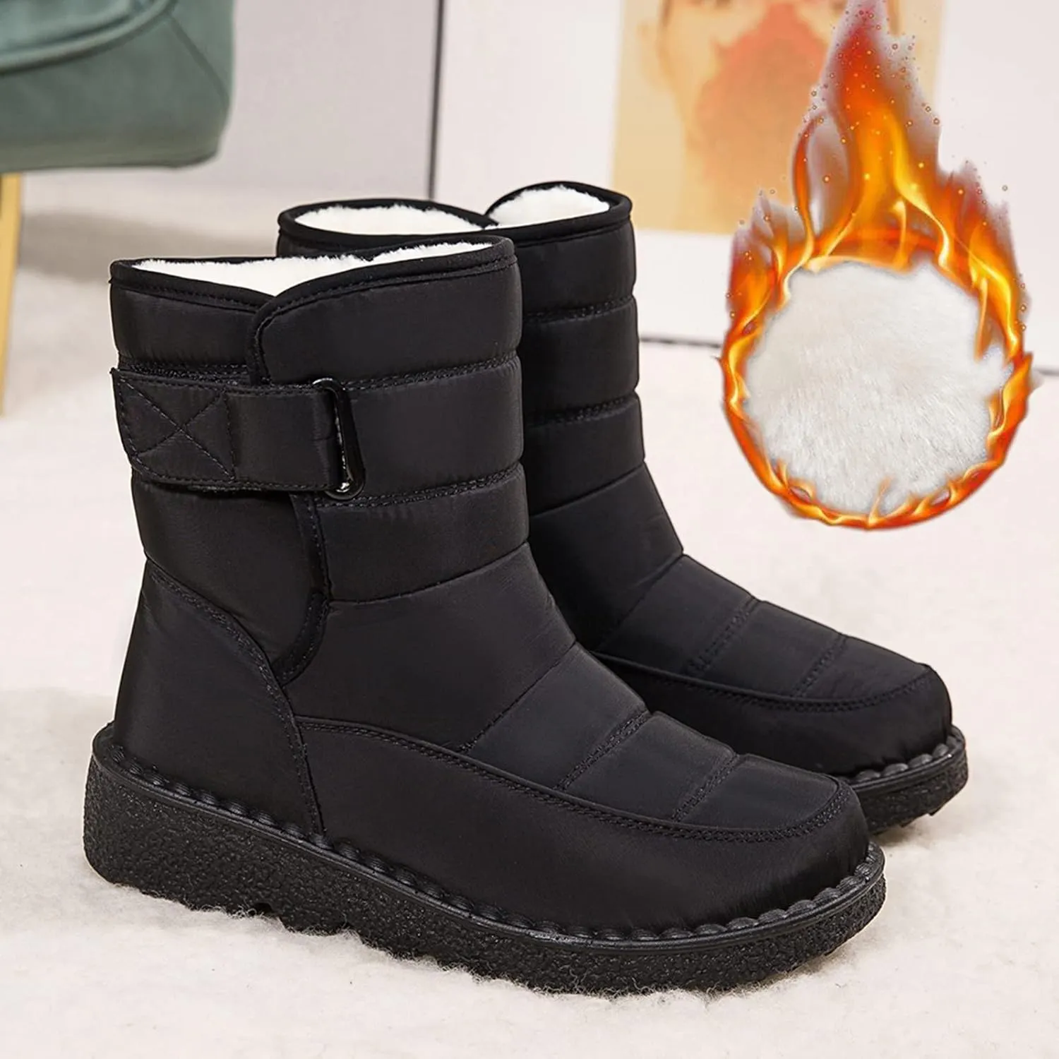 Winter Snow Boots for Women 2023 Trendy Womens Size 7 Winter Boots Pink Cute Winter Boots Women Size 8 Slip on Women Boots Winter Ankle Winter Boot for Women 2023 Trendy