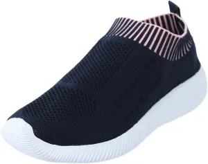 Women Canvas Slip On Sneakers Casual Walking Shoes Lightweight Flat Comfortable Elastic Non Slip Loafers