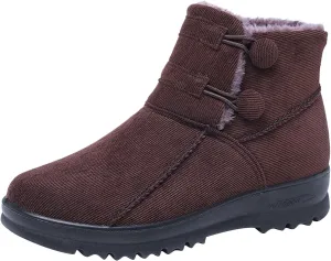 Women Snow Boots Winter Shoes with Fur Lined Warm Slip on Boots Womens Winter Boots Waterproof Tall Women's Boots Winter Womens Snow Shoes Waterproof Snow Shoes for Women Slip on