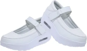 Women's Nursing Shoes, Women Casual Adjustable Non-Slip Height Increase Work Nurse Shoes, Lightweight Orthopedic Lightweight Nursing Shoes, Ideal for Nurse Healthcare Crews