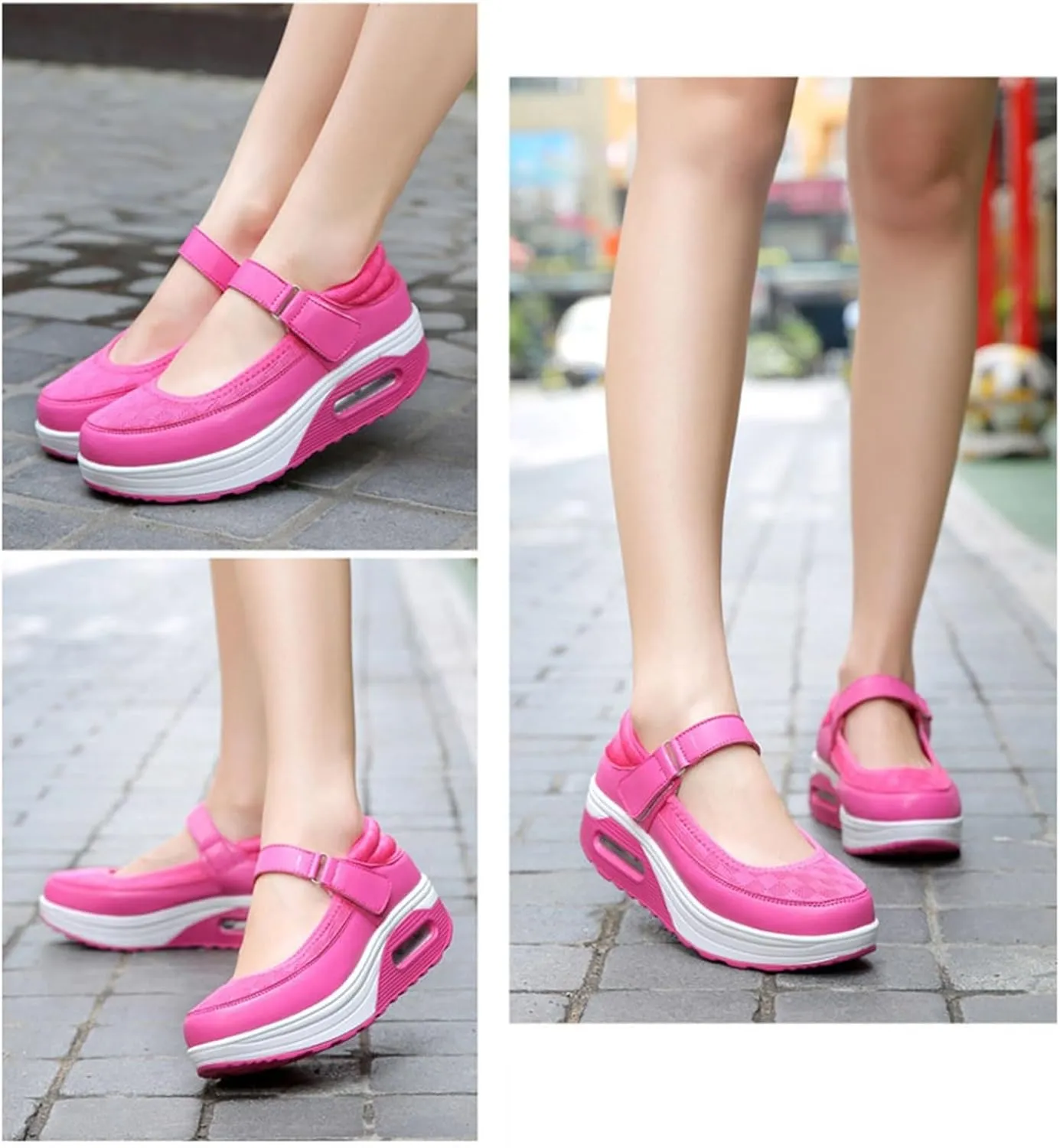 Women's Nursing Shoes, Women Casual Adjustable Non-Slip Height Increase Work Nurse Shoes, Lightweight Orthopedic Lightweight Nursing Shoes, Ideal for Nurse Healthcare Crews
