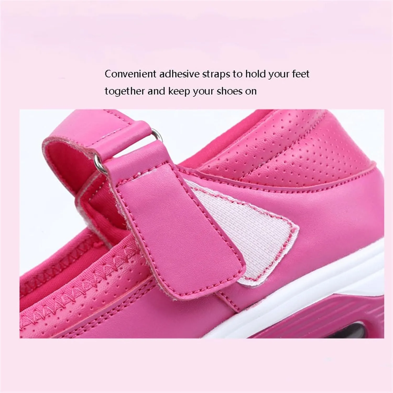 Women's Nursing Shoes, Women Casual Adjustable Non-Slip Height Increase Work Nurse Shoes, Lightweight Orthopedic Lightweight Nursing Shoes, Ideal for Nurse Healthcare Crews