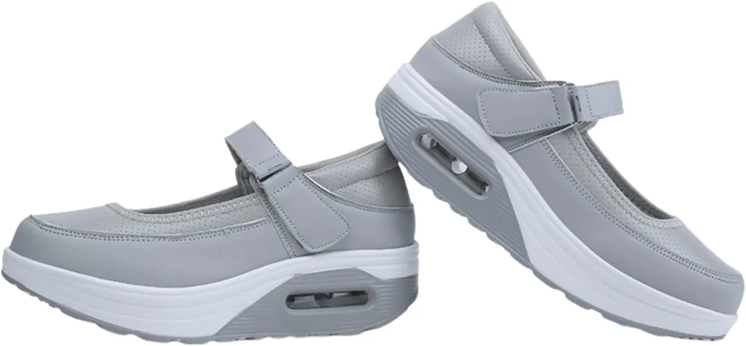 Women's Nursing Shoes, Women Casual Adjustable Non-Slip Height Increase Work Nurse Shoes, Lightweight Orthopedic Lightweight Nursing Shoes, Ideal for Nurse Healthcare Crews
