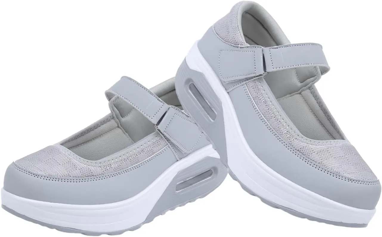 Women's Nursing Shoes, Women Casual Adjustable Non-Slip Height Increase Work Nurse Shoes, Lightweight Orthopedic Lightweight Nursing Shoes, Ideal for Nurse Healthcare Crews