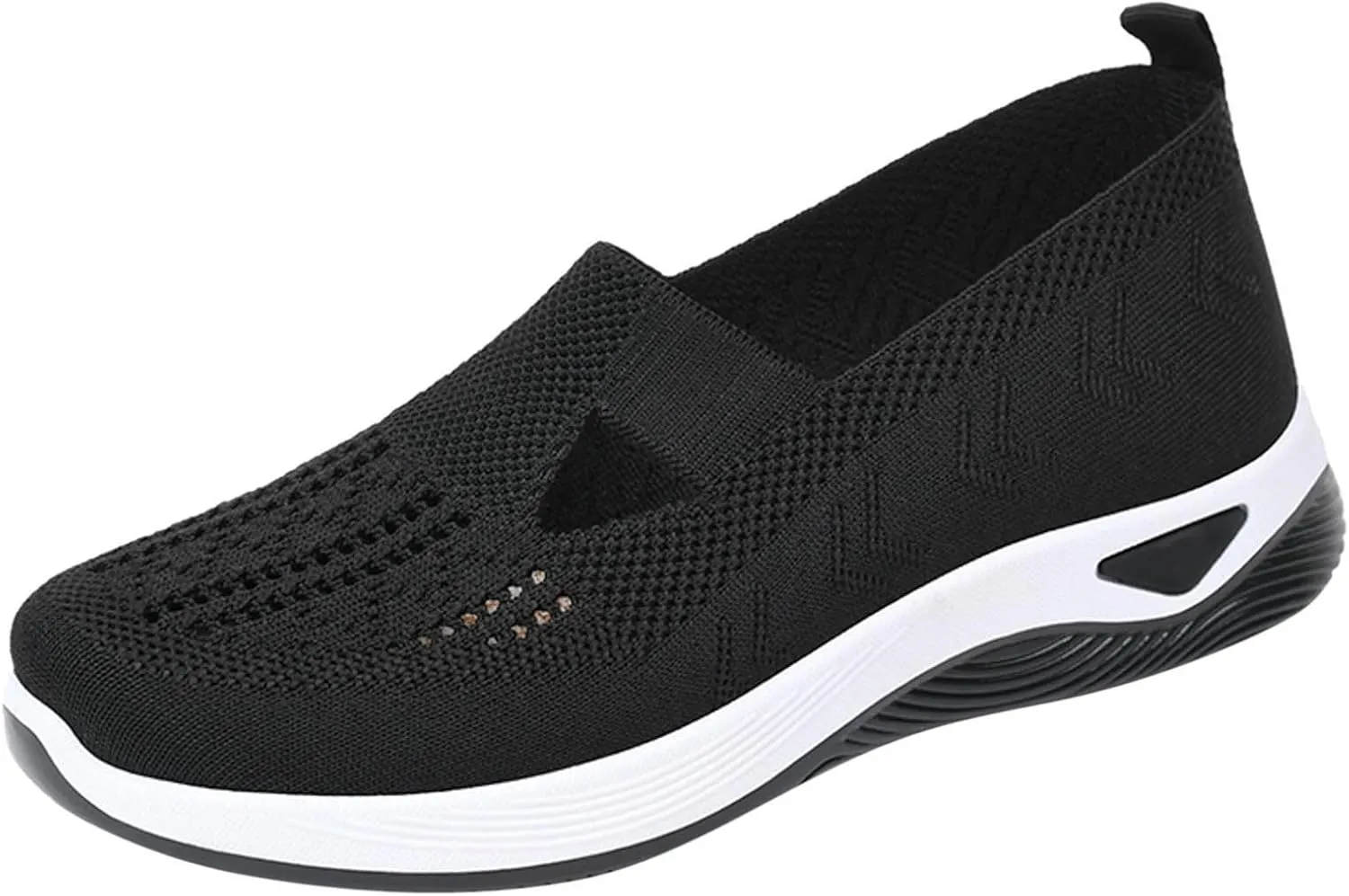 Womens Orthopedic Casual Loafers Slip On Walking Shoes with Arch Support Comfortable Sneakers Plantar Fasciitis Relief Foot Heel Pain Diabetic