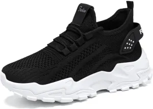 Womens Running Shoes Walking Tennis Sneakers Slip on Casual Stylish Lightweight Breathable Soft Stretch Sole Mesh Lace up Comfortable Outdoor Workout Training Sports Work Shoes Daily Wear Loafers