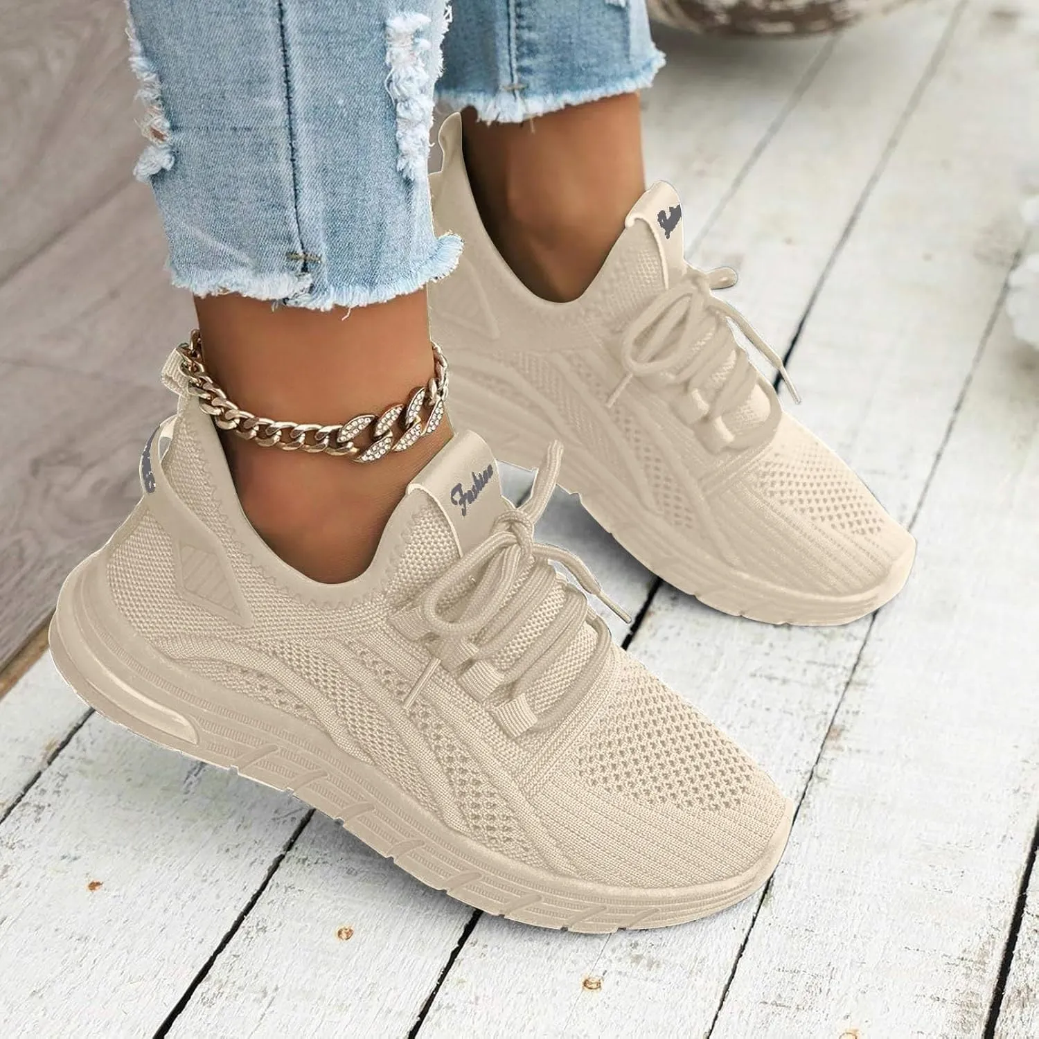 Womens Running Shoes Womens Fashion Walking Shoes Lightweight Breathable Tennis Shoes Non Slip Athletic Workout Sneakers