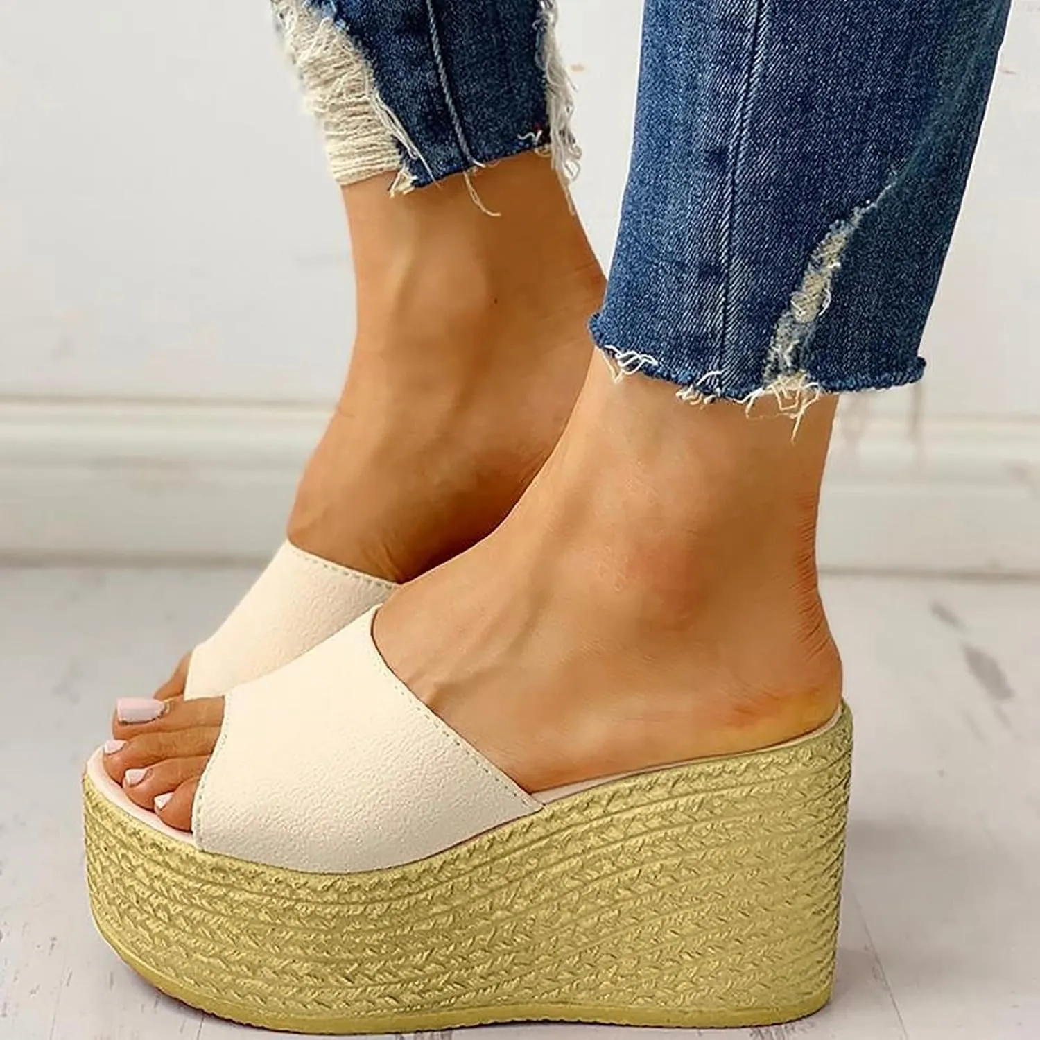 Women's Sandals Summer Beach Dressy Sandals Orthopedic Wedges Flip Flops Arch Support Sandals Walking Platform Slippers