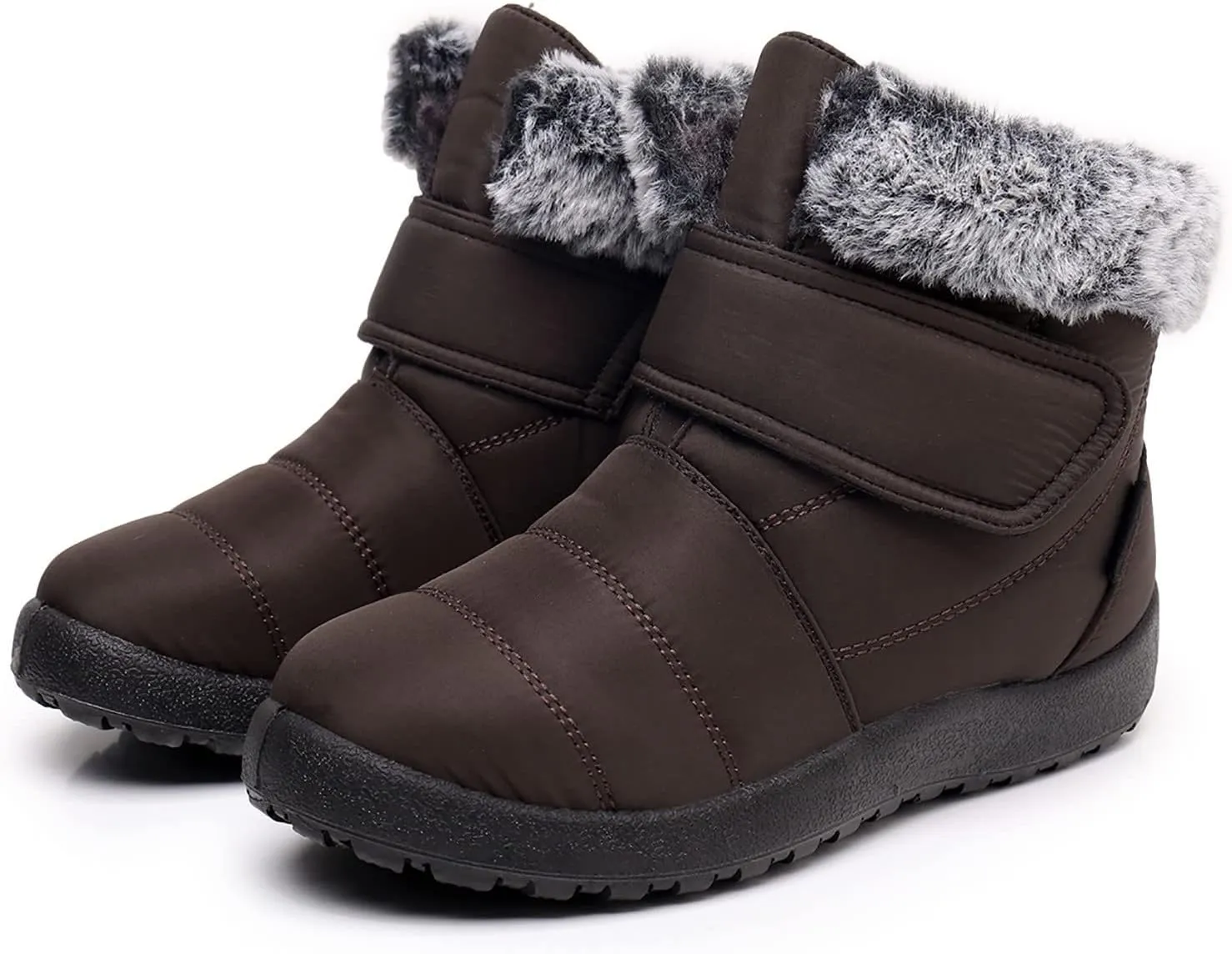 Women's Snow Boots Size 9 All Black Snow Boots for Women Winter Boots Waterproof Cold Weather Womens Hiking Boots Waterproof Size 11 Botas Mujer Invierno