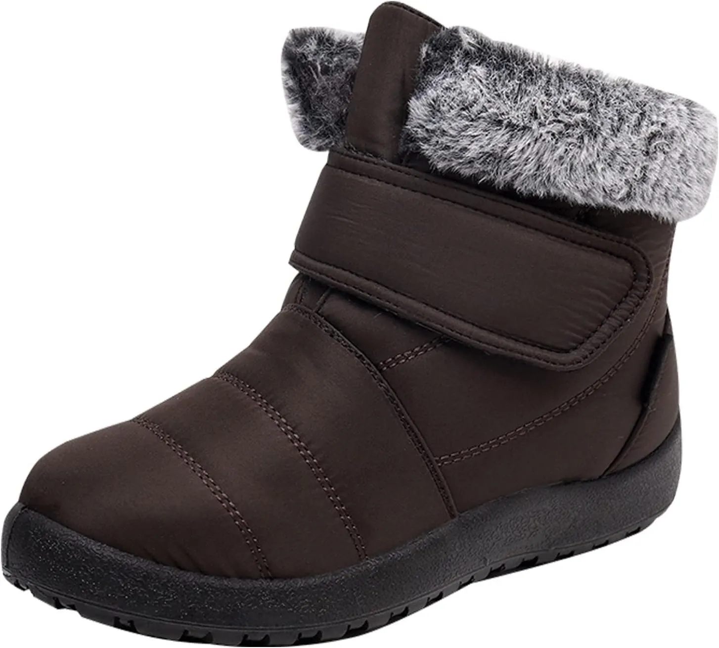 Women's Snow Boots Size 9 All Black Snow Boots for Women Winter Boots Waterproof Cold Weather Womens Hiking Boots Waterproof Size 11 Botas Mujer Invierno