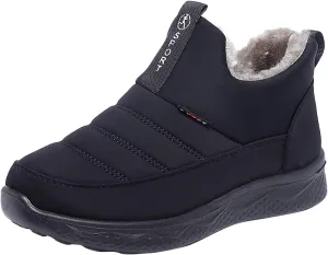 Womens Snow Boots Waterproof Tall Non Slip Winter Work Boots for Women Womens Winter Booties Slippers Winter Womens Boots 9.5 W Botas De Vestir Para Mujer Elegantes Invierno