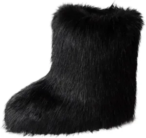 Womens Waterproof Winter Boots Slip on Womens Winter Snow Boots Warm Fur Lined Anti-Slip Ankle Womens Side Zipper Waterproof Winter Boots Outdoor Boots Women Botas De Mujer Para El Frio Con Tacon