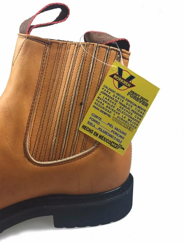 Work Shoe Ankle Boots Color Honey