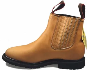 Work Shoe Ankle Boots Color Honey