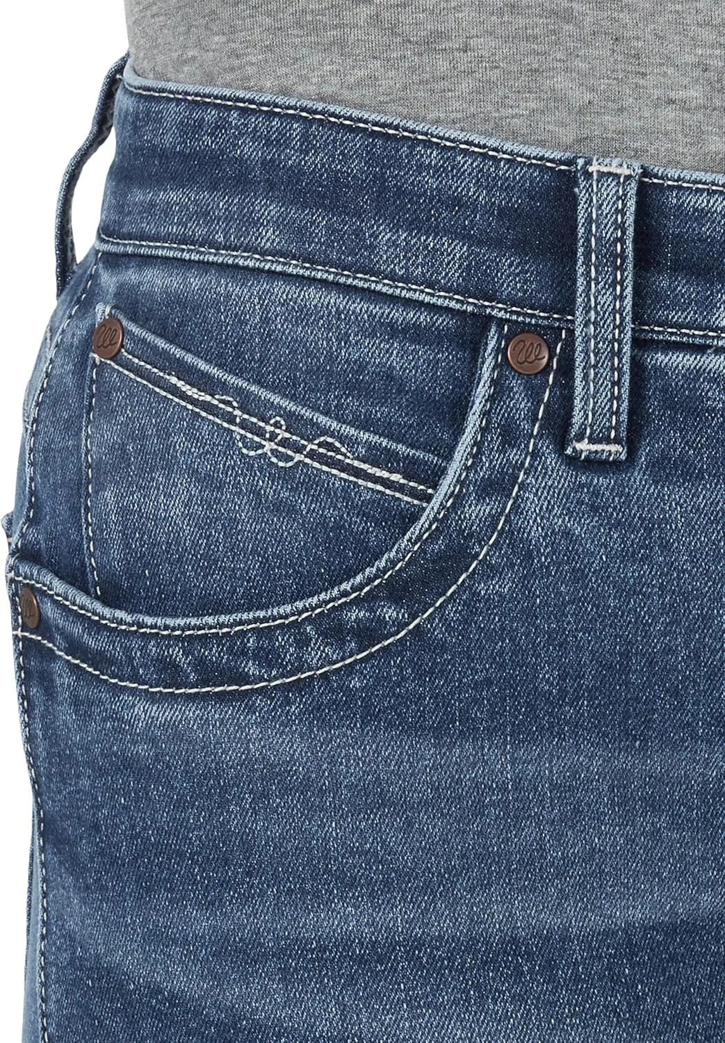 Wrangler Women's Q-Baby Mid Rise Boot Cut Ultimate Riding Jean-Discontinued