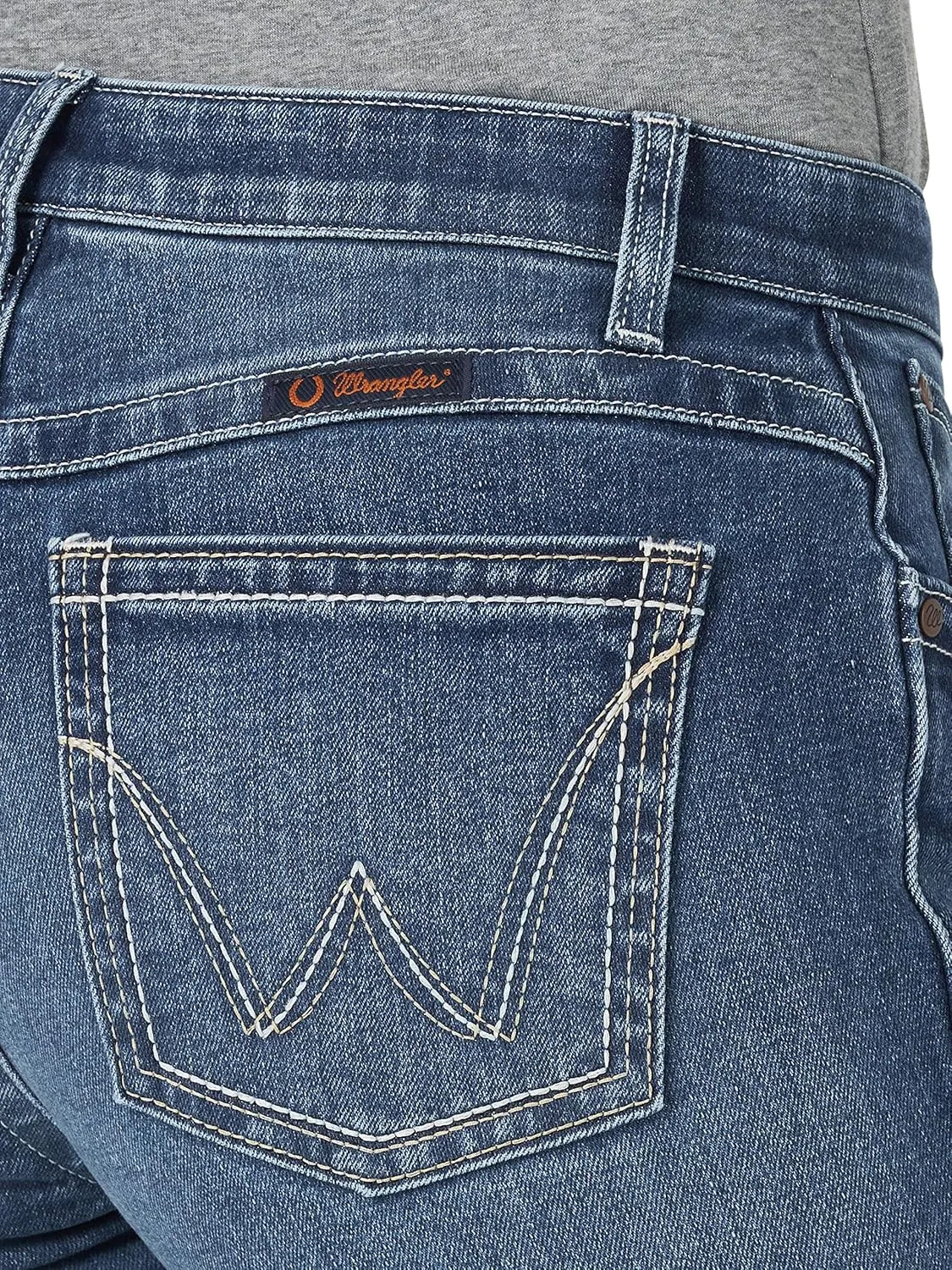 Wrangler Women's Q-Baby Mid Rise Boot Cut Ultimate Riding Jean-Discontinued