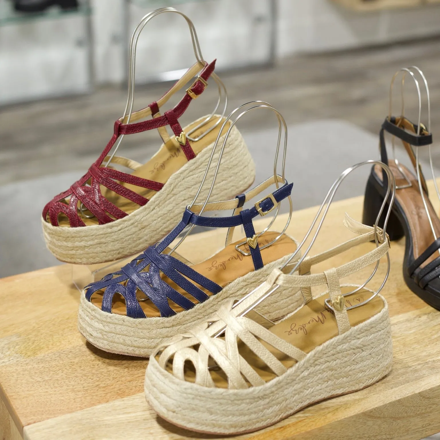 Yarah Espadrilles - Burgundy