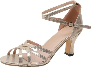 ZSpzx Summer Sandals For Women 2025,Womens Heeled Sandals Ankle Strap Chunky High Heels Block Open Toe Slides Slippers Strappy Sandal Slip on Casual Sexy Summer Beach Shoes for Daily Wear